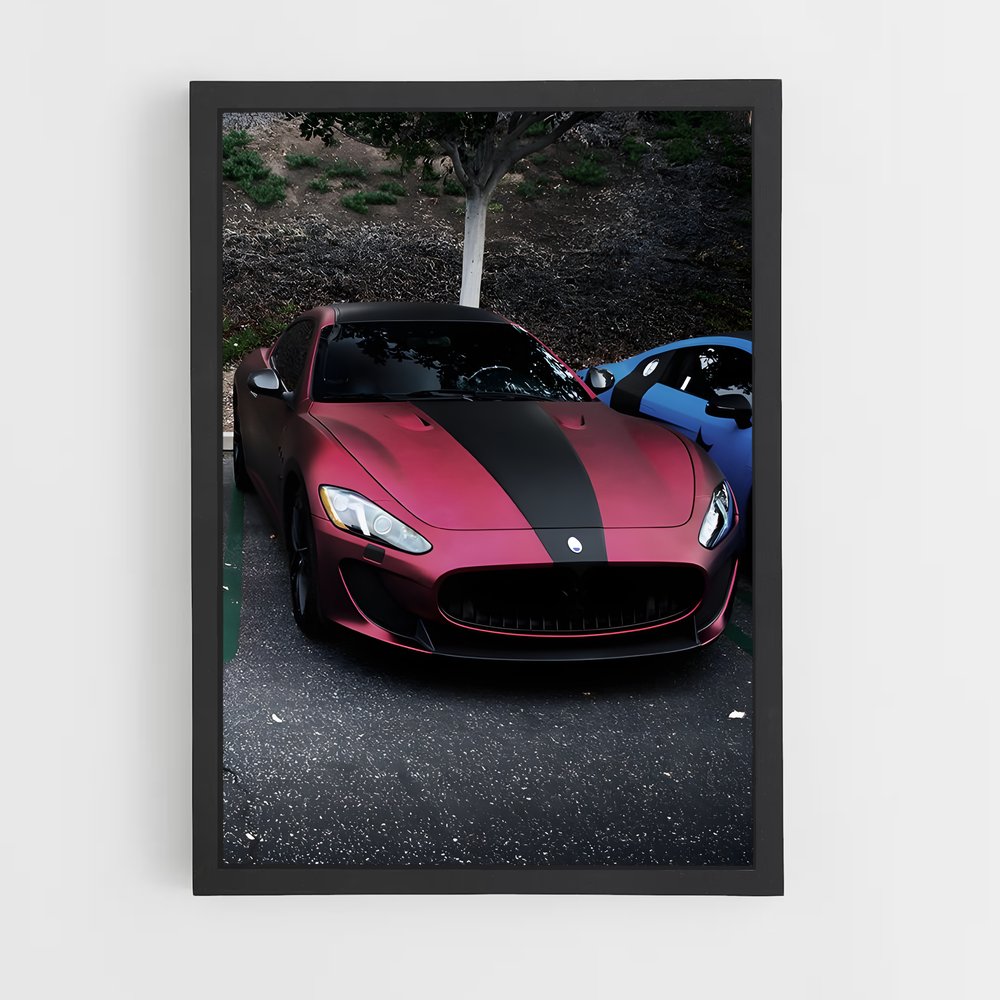 Poster Granturismo Voitures – affiche Maserati (vue 2)